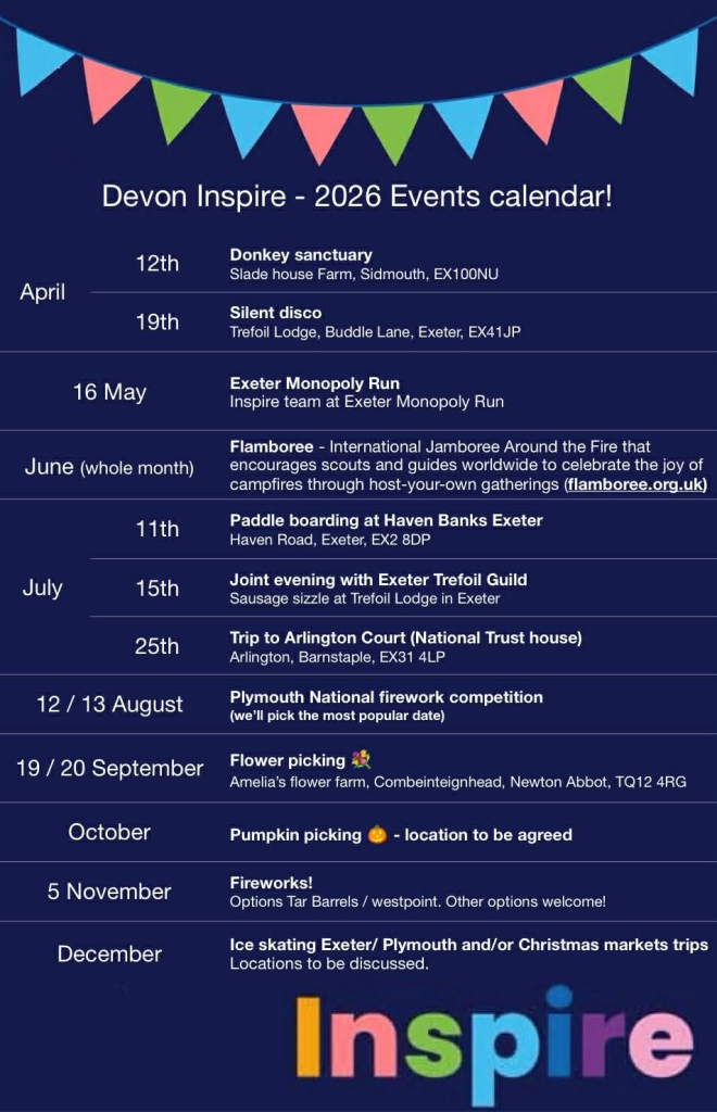 An image showing Inspire events being held in 2026