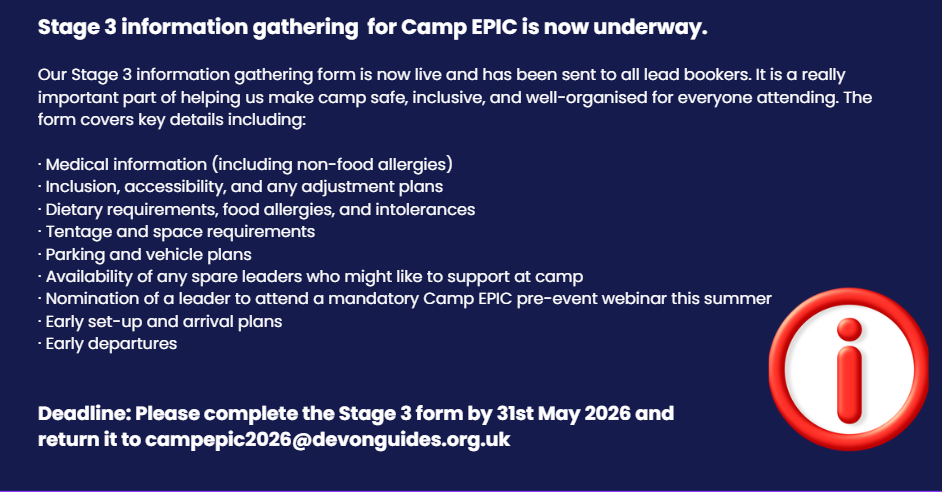 A short notice about the Stage 3 information gathering process